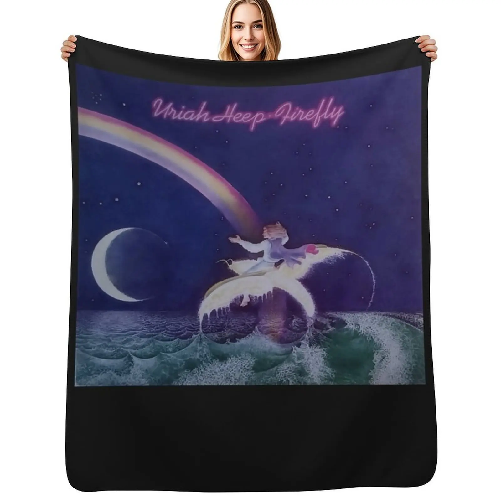 Uriah Heep - Firefly Classic T-Shirt Throw Blanket Air Conditioner Soft Blanket for Office Home