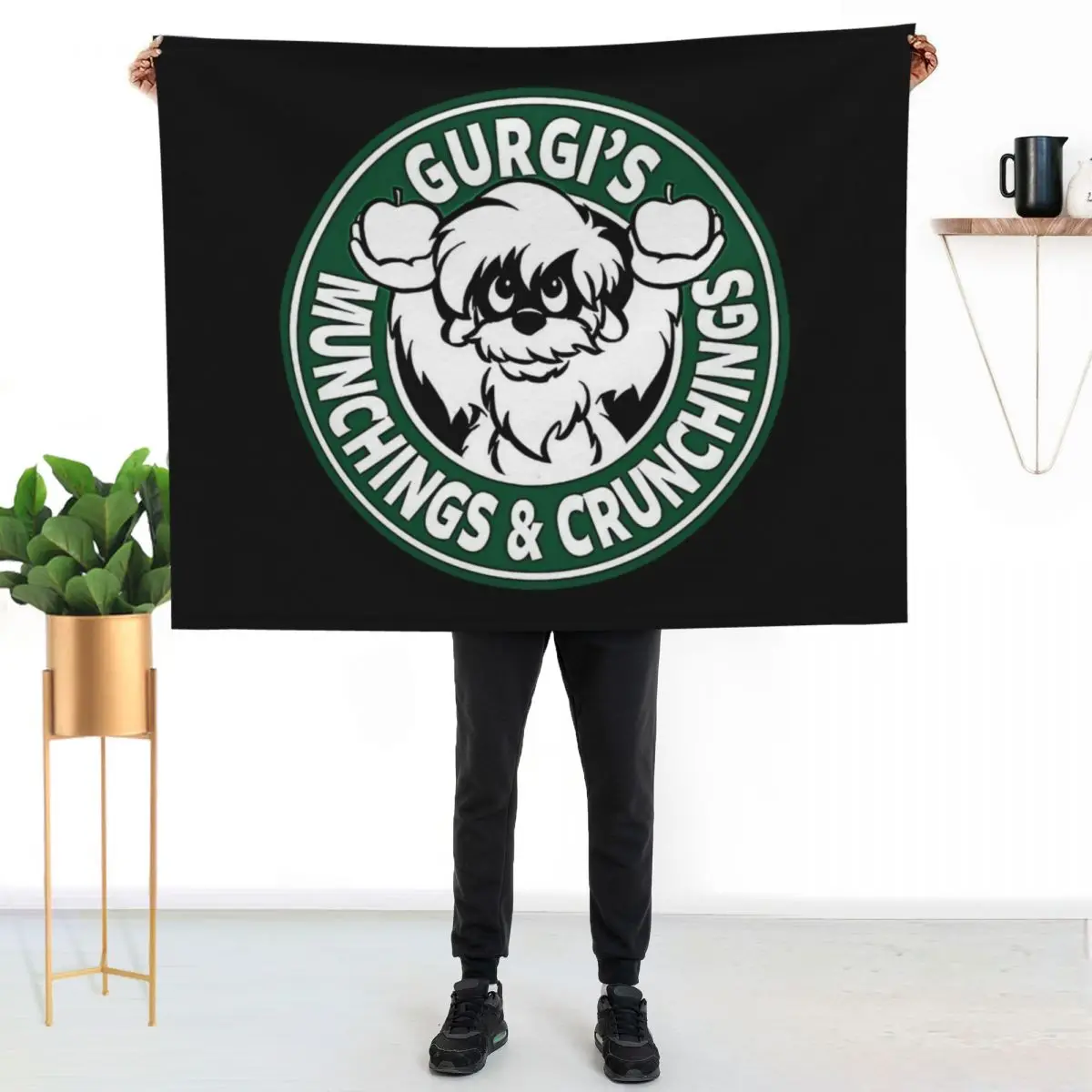 Gurgi's Munchings & Crunchings T-Shirt Throw Blanket Air Conditioner Soft Blanket for Office Home