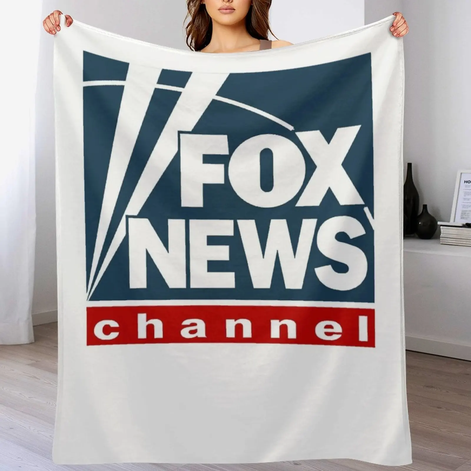 F O X NEWS Logo Classic T-Shirt Throw Blanket Warm Comfortable Blanket for Office Napping