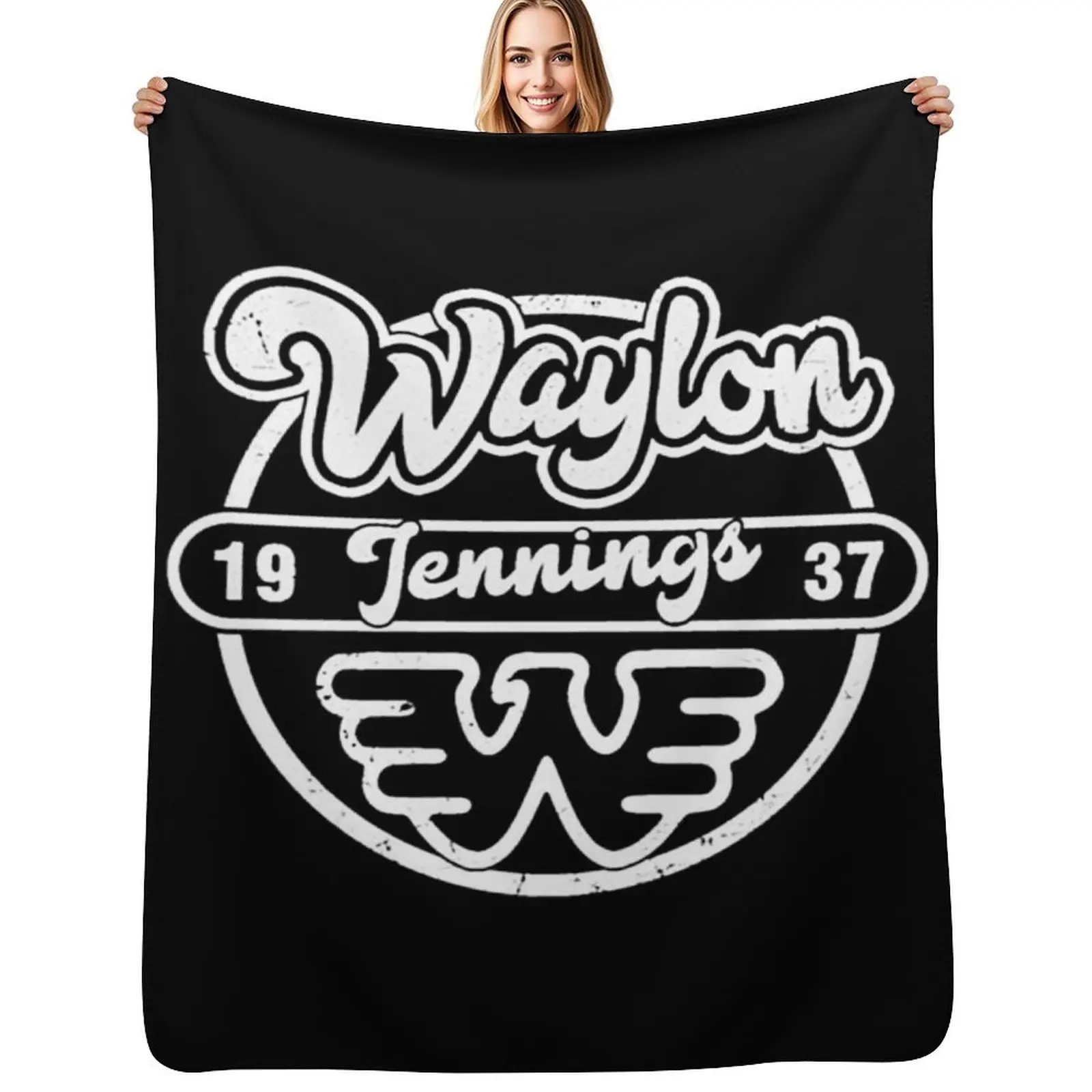 Waylon_Jennings T-Shirt Throw Blanket Air Conditioner Soft Blanket for Office Home