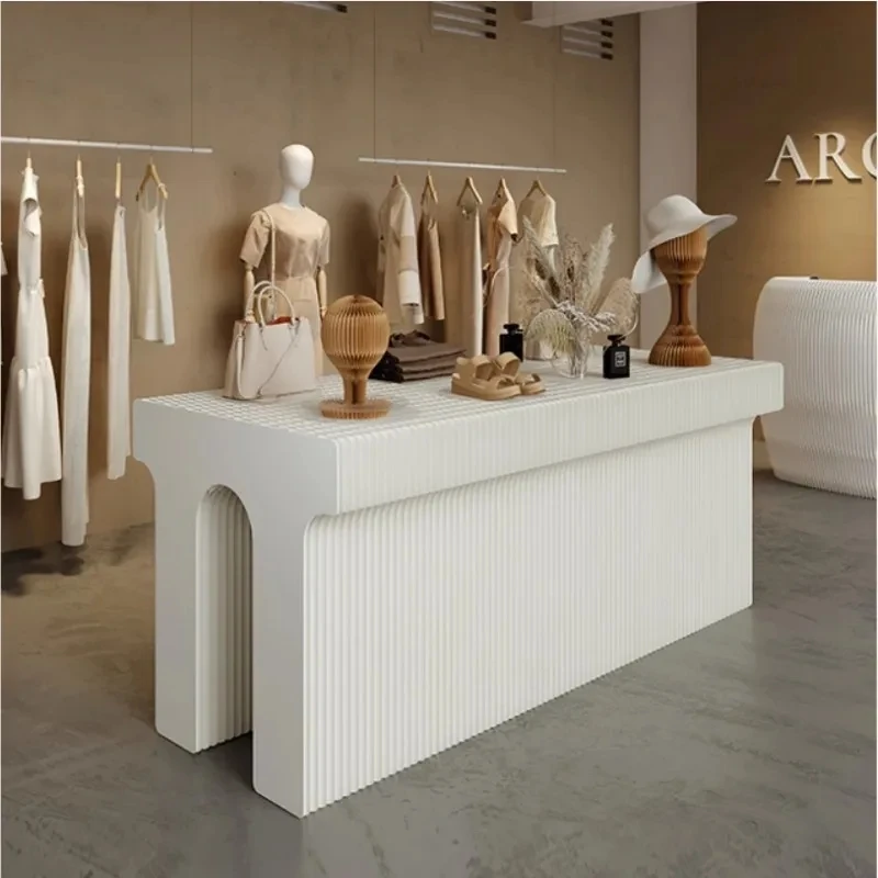 New Folding Portable Multi Layer Removable White Organ Paper Display Stand Exhibition handbag shoes Pendants Riser Showcase