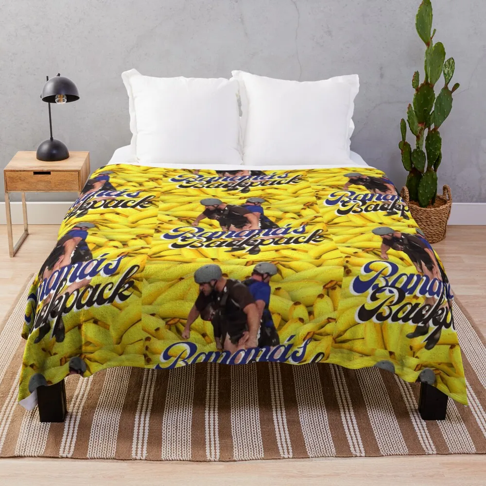 MTV Challenge Johnny Banana X CT Backpack Throw Blanket Fuzzy Plush Throw Blanket for Sofa Chair
