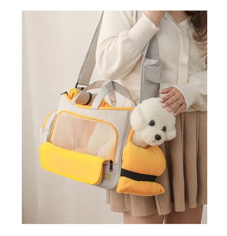 Home Pet Products Dog Supplies Cat bag portable backpack pet bag crossbody cat bag four seasons universal pet backpack dog bag