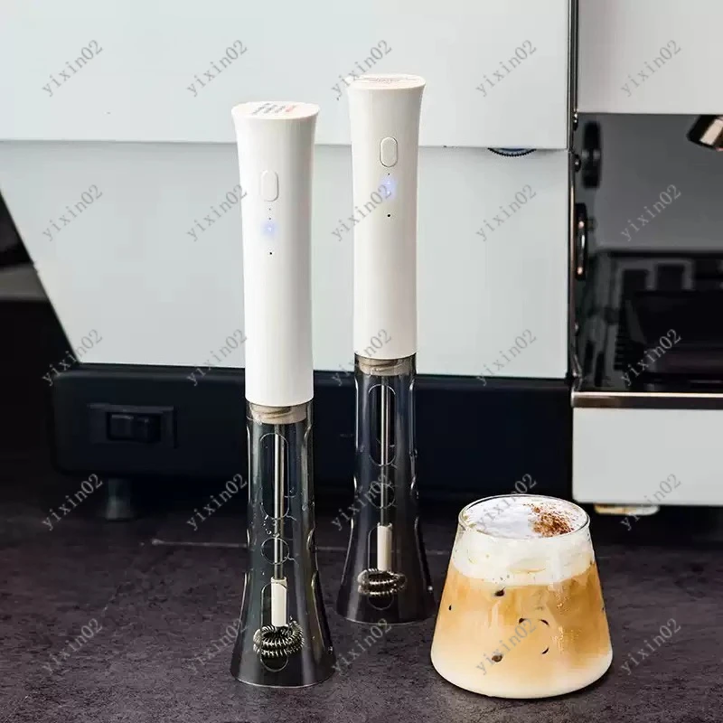 Electric Handheld Milk Frother Mini Coffee Foam Maker Portable Blender Mixer Home Kitchen Coffeeware
