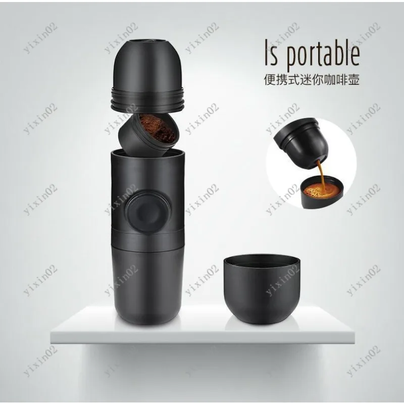 Mini Portable Espresso Machine Hand Press Coffee Maker for Travel Camping