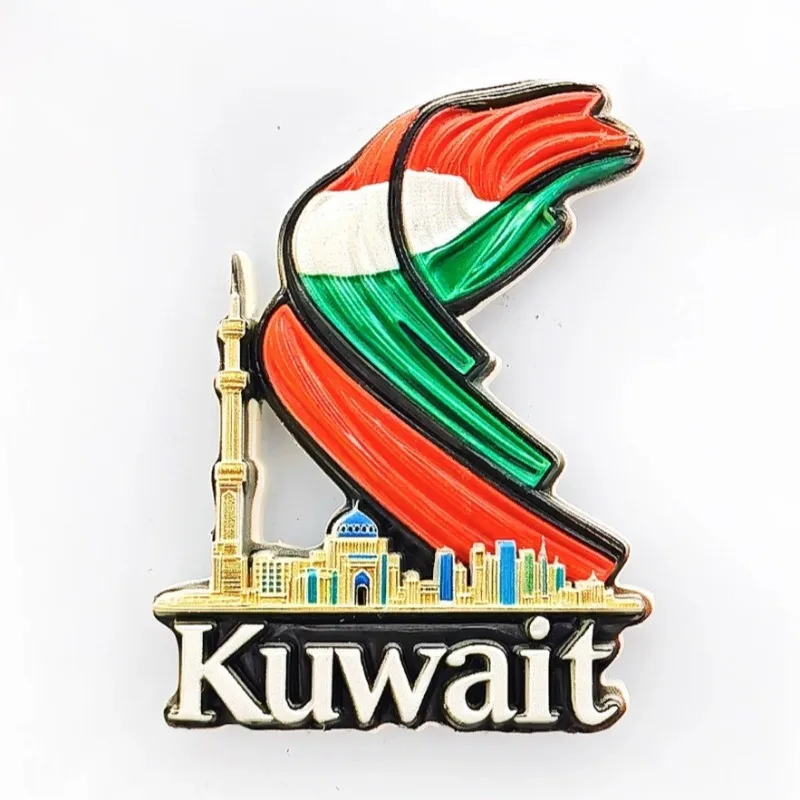 Kuwait Fridge Magnets Middle East Travel Souvenirs Birthday Gifts Home Decoration