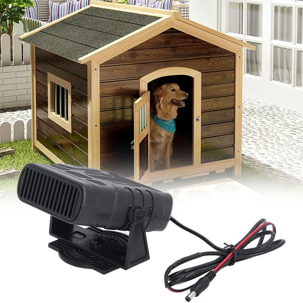 Solar Powered Car Heater Pet Heater Fast Heating Fan Auto Windshield Defrosting Pet House Winter Heating Pet Car Accessories
