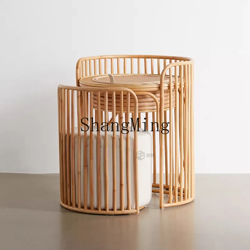 CL antique woven dresser villa luxury home bedroom foldable creative fashion makeup table