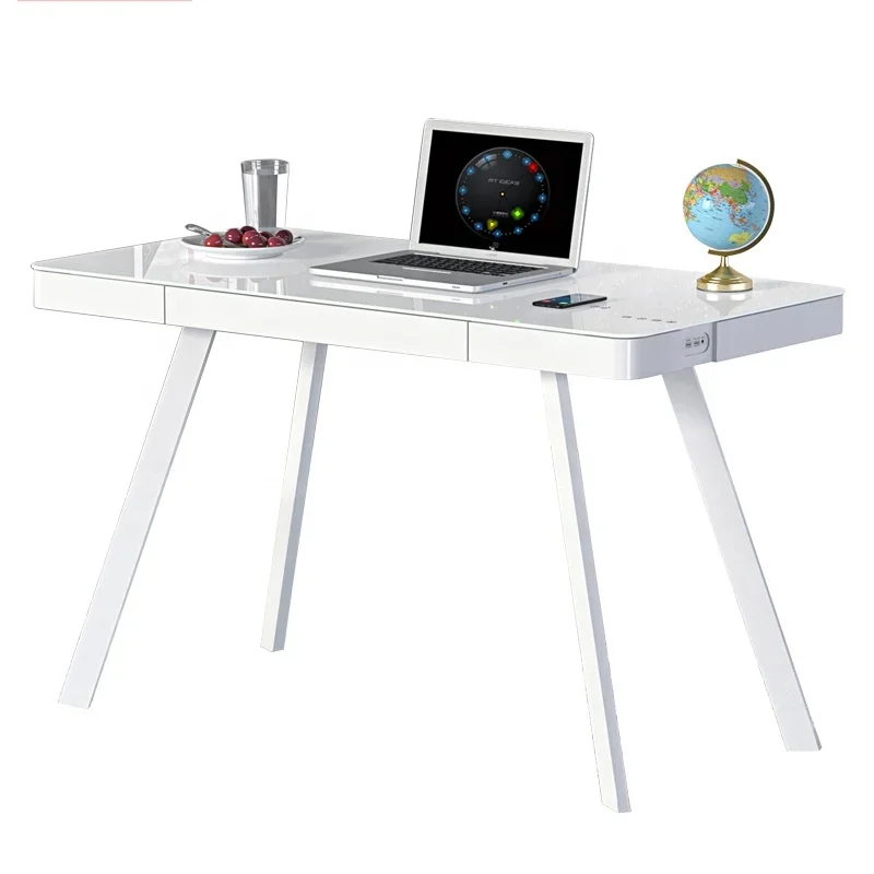 For Modern Furniture Luxury Wireless Charge USB Read And Speakers Smart Desk For Home And Office
