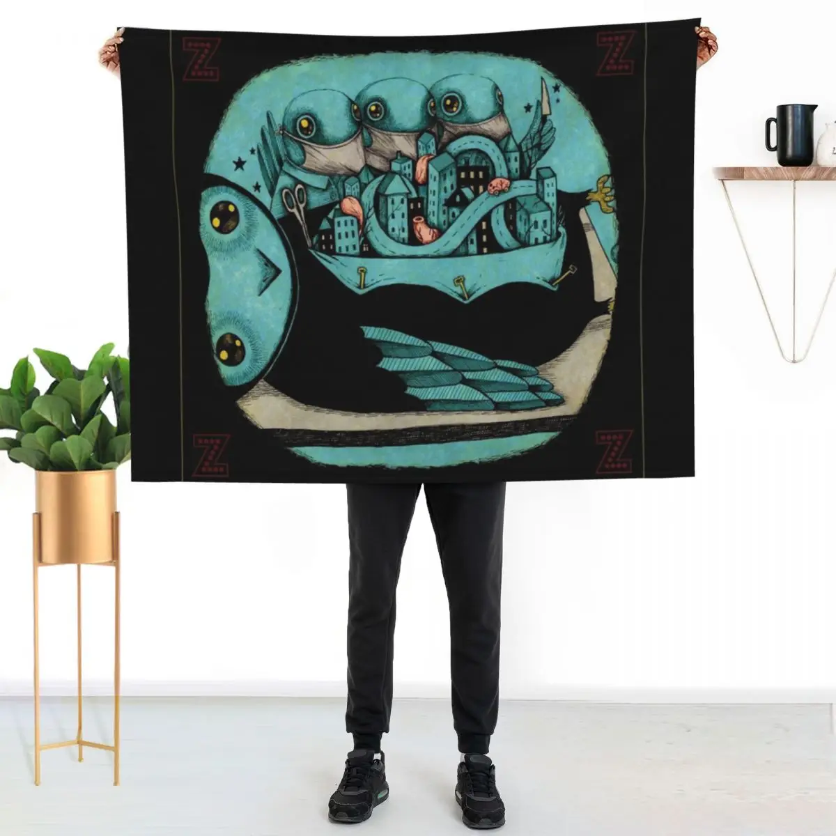 Semeru MeadowsMy Morning Jacket My Jacket, Throw Blanket Faux Fur Soft Warm Blanket for Bed