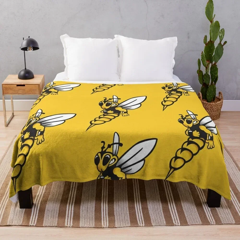 Superior Yellow Jackets Throw Blanket Year Round Soft Comfortable Blanket for Home