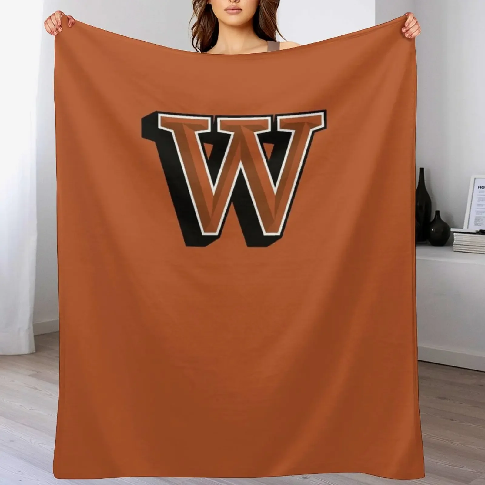 Waynesburg University yellow jackets Throw Blanket Flannel Fleece Soft Warm Throw Blanket