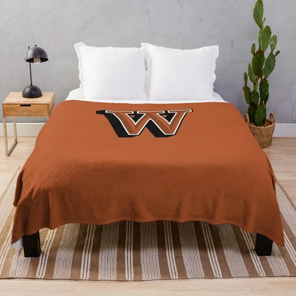 Waynesburg University yellow jackets Throw Blanket All Weather Soft Throw Blanket for Sofa