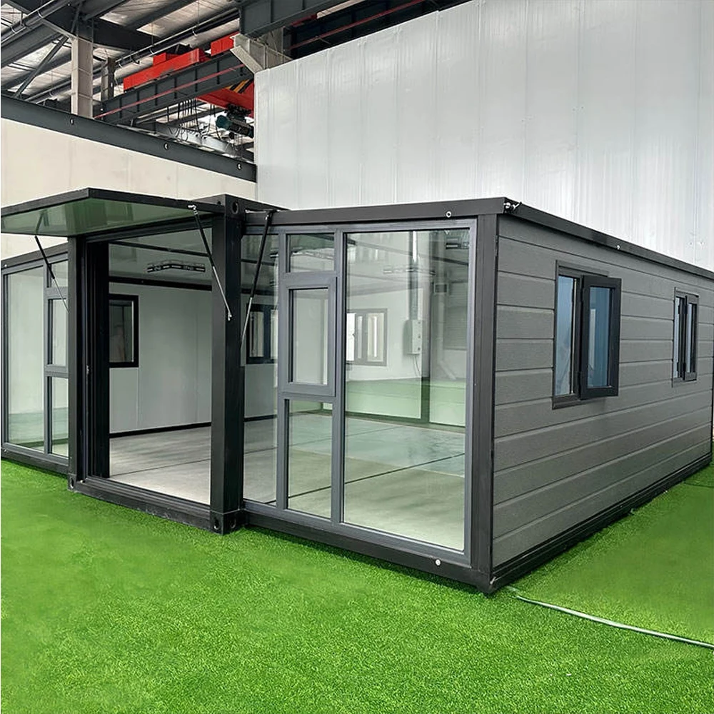 Luxury Modern 2 Bedroom Modular Design Container House 20/30/40ft Expandable Prefab Foldable Homes with Bathroom & Kitchen