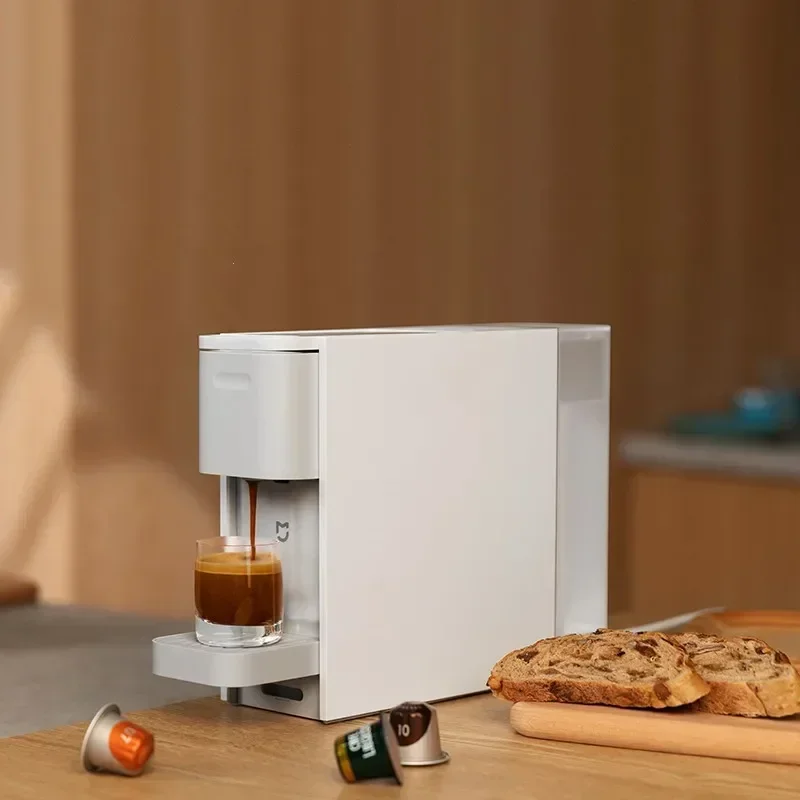 L For Mijia Coffee Maker Home Automatic Capsule Machine Portable Italian American Espresso Coffee Maker One-button Extraction