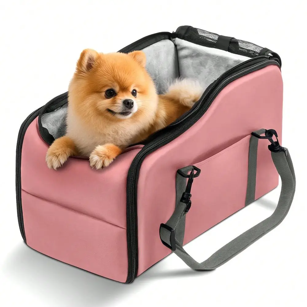 And Washable Car Comfortable Pet Seat For Small Dogs And Cats Portable Center Console Travel Bed