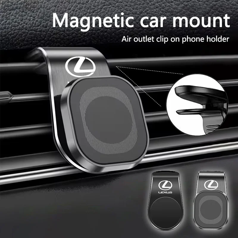 Magnetic Car Phone Holder Air Vent Mount GPS Support Bracket For Lexus RX330 IS250 Ct200h ES300h RX350 IS300h NX300h RX400h UX