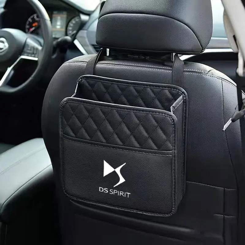 Car Seat Organizer Multifunctional Back Multi Pocket Storage Bag For DS SPIRIT DS3 DS4 DS5 5LS DS6 DS7 WILD RUBIS Accessories
