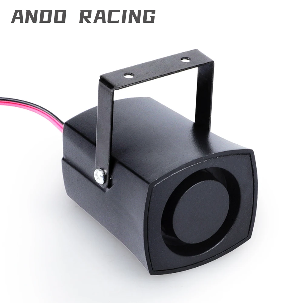 DC 12V 100dB Horns Beep Reverse Slim Invisible Air Horn 1.5A Black Auto Warning Siren Sound Signal Backup Alarms For the Car