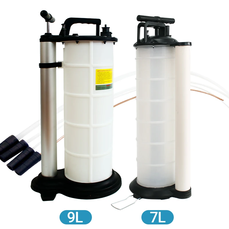 7L/9L Portable Oil Fluid Extractor Pump Manual/Pneumatic Car Truck Boat Oil Transfer Tank Vacuum Fuel Suction Changer Remover