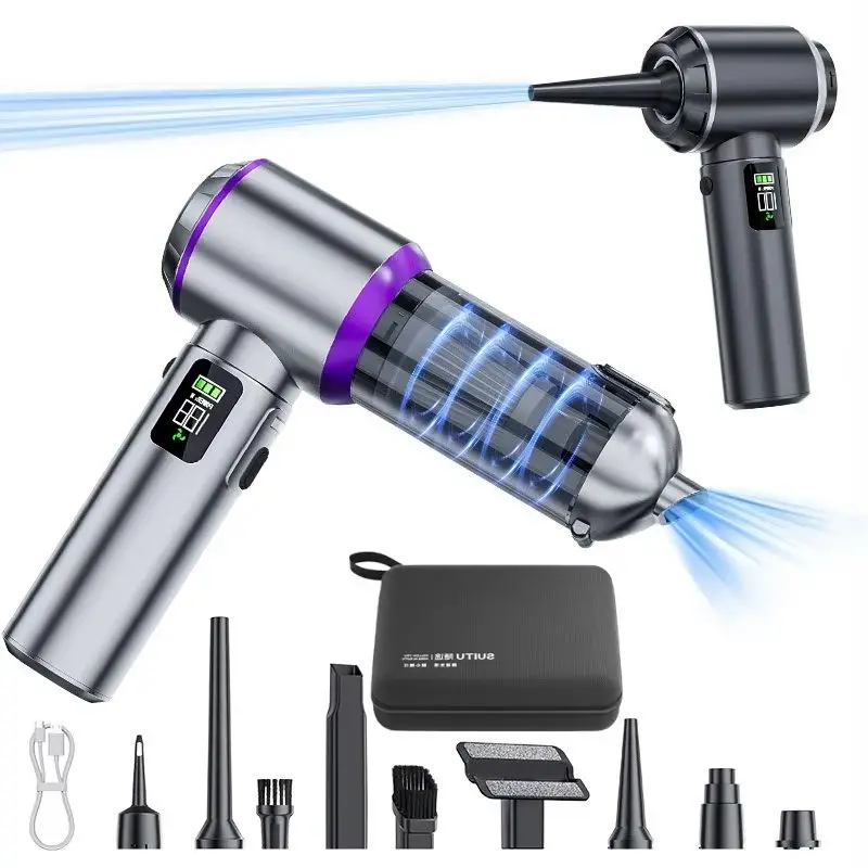Car Vacuum Cleaner High Power Portable Handheld Wireless Brushless Motor Cleaning Machine Powerful Air Duster for Home Appliance