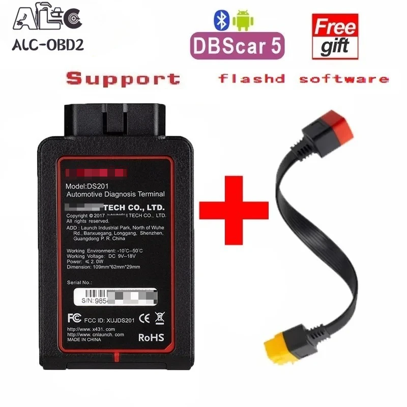 DBSCar5 5IN1 DBSCar V Supports Flashed Software All System Car Diagnostic Tool OBD 2 Bluetooth Code Reader DBSCar7 Thinkdiag2