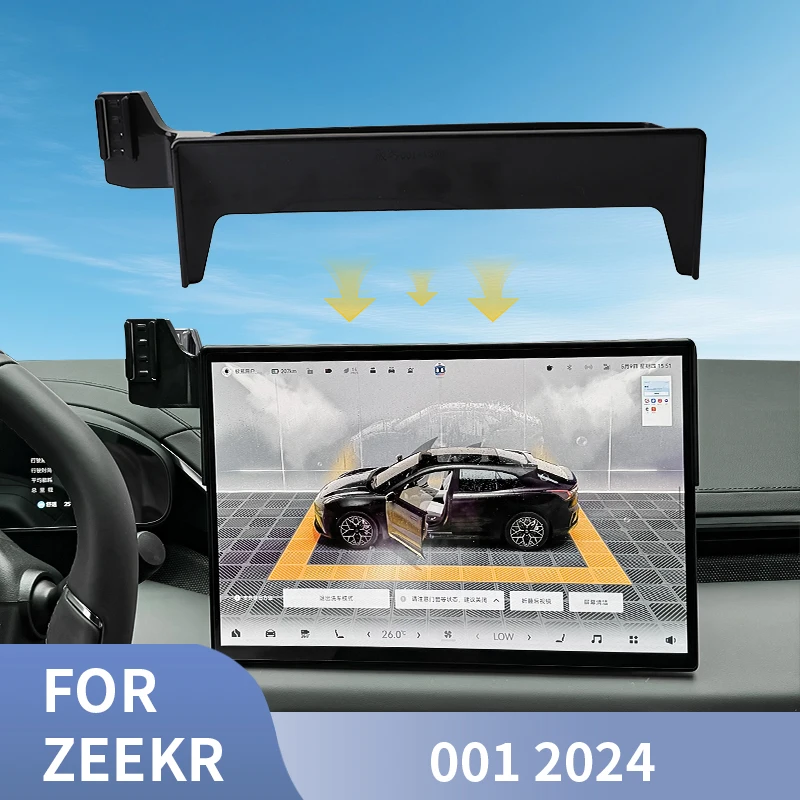 Car Tablet Holder For Zeekr 001 2024 15.05-inch Central Control Screen Fixed Base Wireless Charging Phone Mount Car Accessories