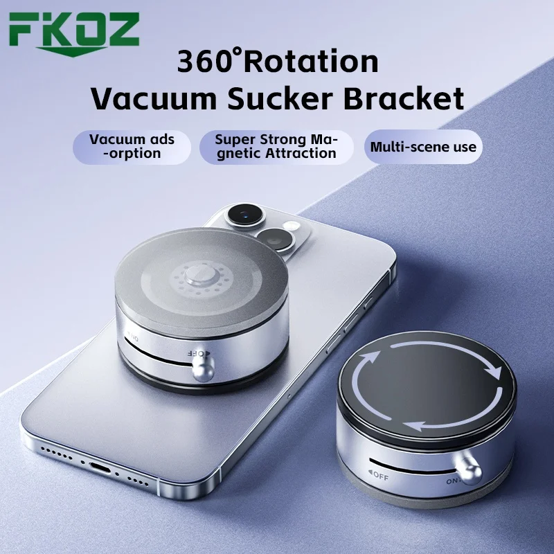 New Super Magnetic Phone Stand Desktop Car Phone Stand Vacuum Adsorption 360 ° Free Rotation Phone Holder