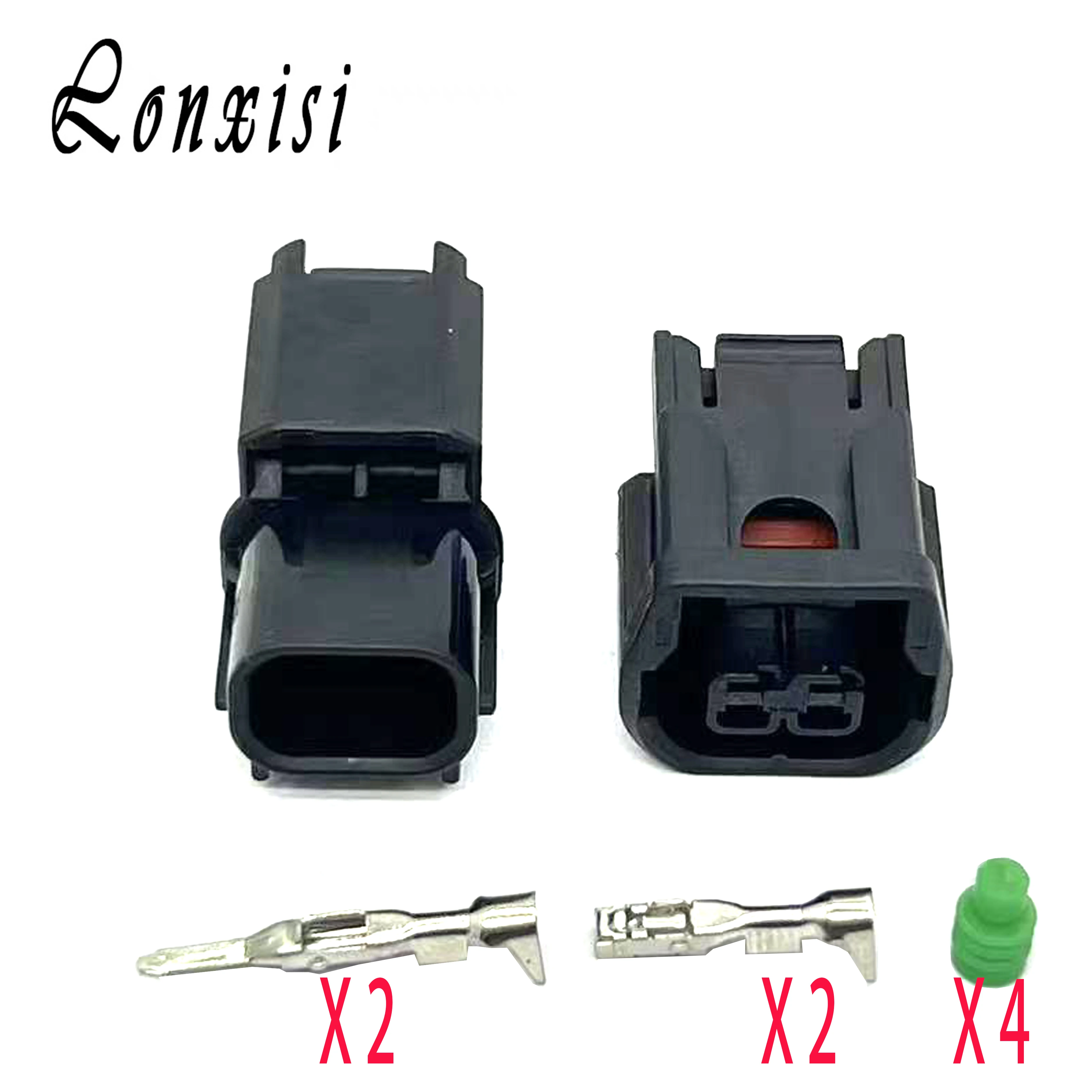 1/5/10/20 Sets 2 Pin 1.5mm 6189-7408 Car Waterproof Connector 6181-6851 Auto Speaker Sensor LED Headlight Plug For Honda