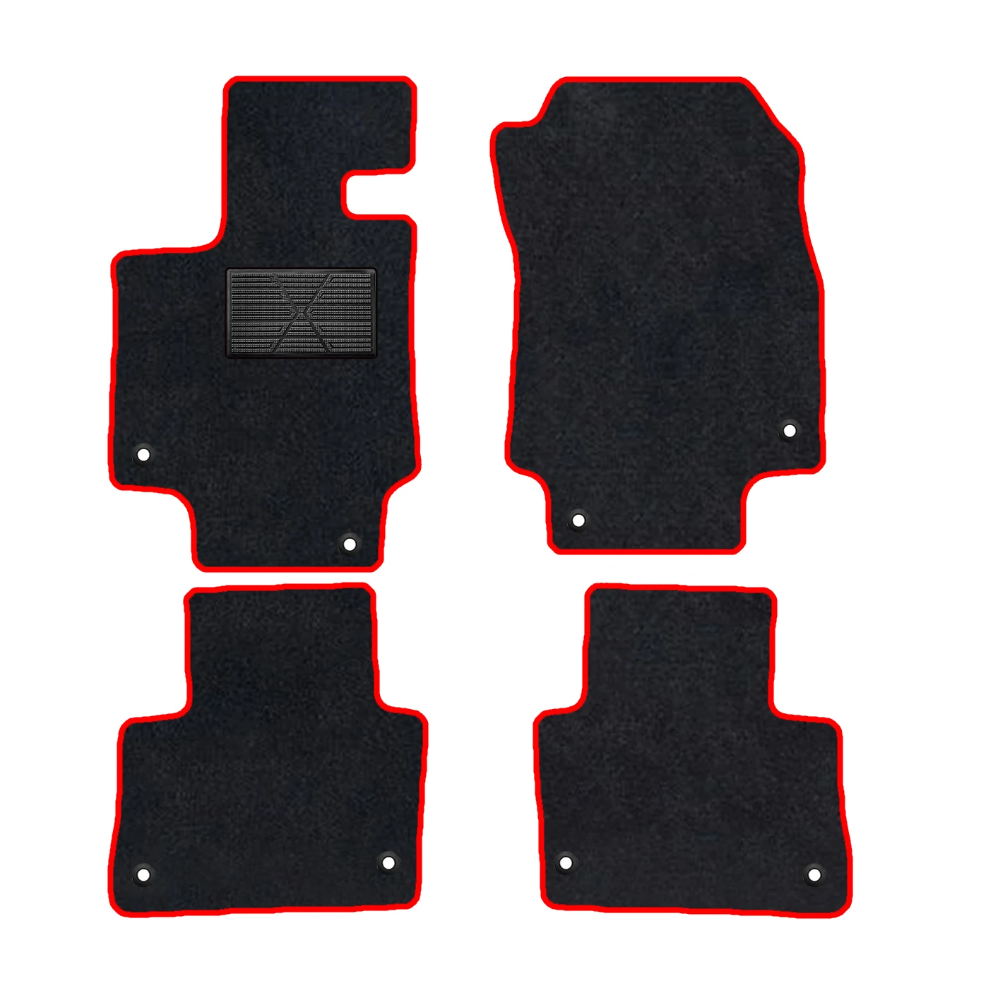 For Toyota rav4 2019–2025 XA50 Car Mats With Buttons Waterproof Non-Slip Car-Specific Mats Floor Mats Car Interior Accessories