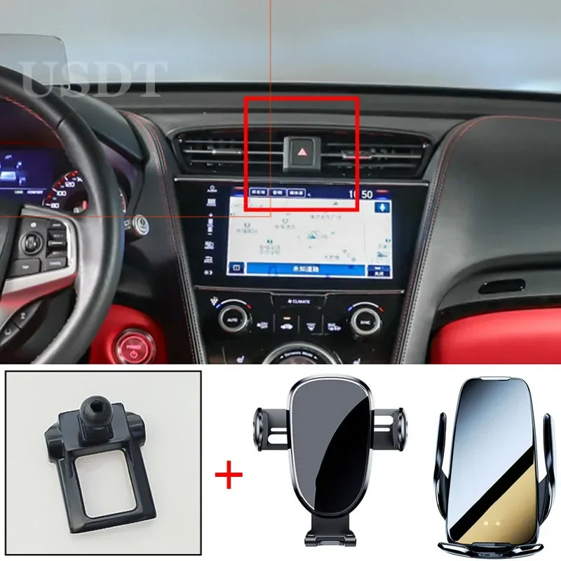For HONDA Acura TL UA6 UA7 TSX CL9 MDX YD3 RSX TLX-L RDX CDX NSX RL RLX ZDX Car Dedicated Phone Holder Base Wireless Charger