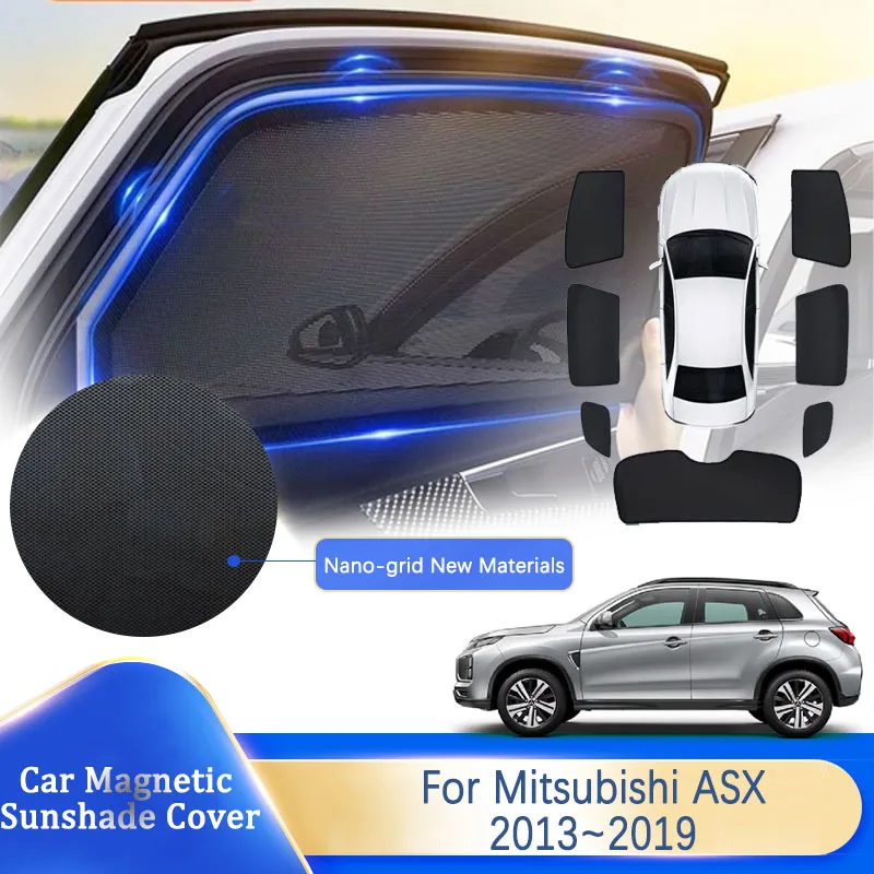 Car Sunshade For Mitsubishi ASX Renault Samsung QM3 J87 2013~2019 Anti-UV Curtain Window Visor Sun Shade Covers Auto Accessories