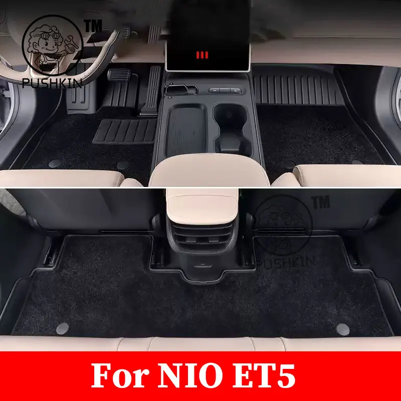 For NIO ET5 2024 2025  Accessories Car Floor Mats Cargo Liner Trunk Pad TPE 3D Foot Mat Trunk mat Waterproof Odorless