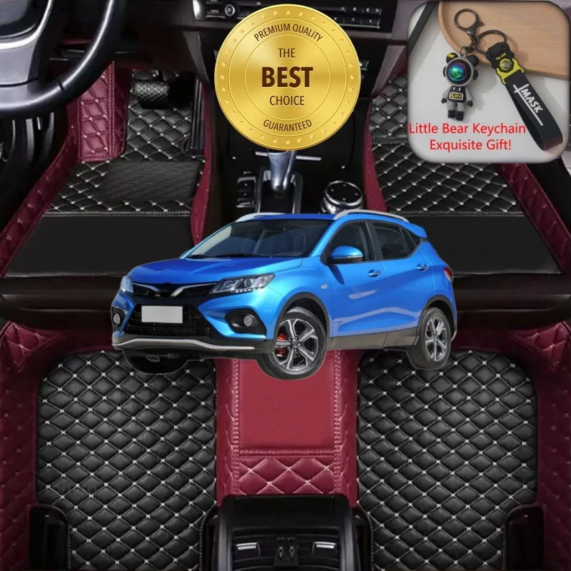 Customized Fit for Soueast DX3 Car Floor Mats Car Accessories Tailored Luxury Auto Carpet Liner Mats Rugs Left/Right-hand Drive