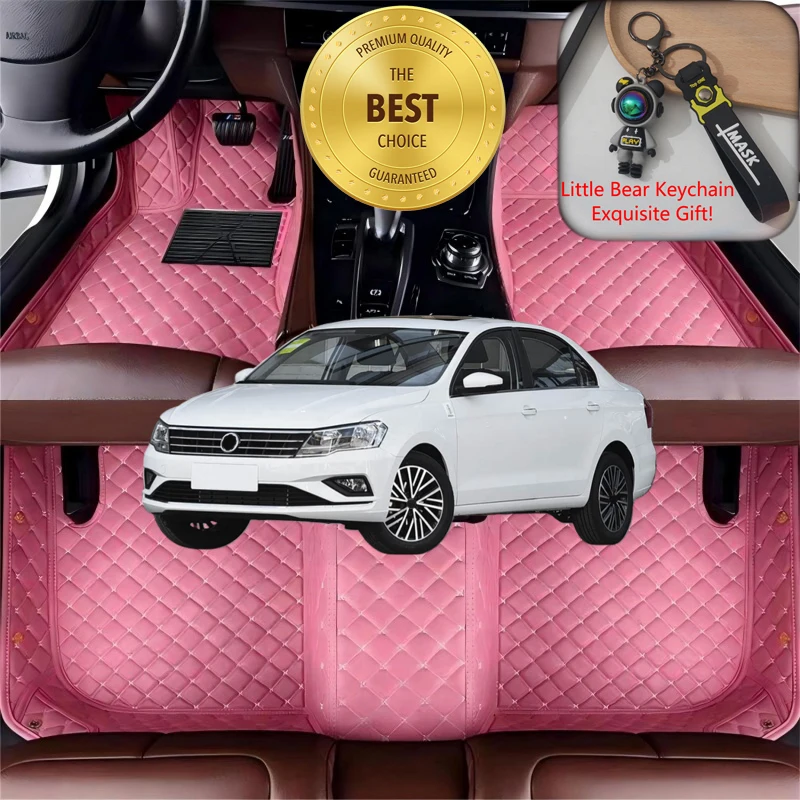 Customized Fit for VW Jetta Saloon 2000-2026 Car Floor Mats Luxury Car Accessories Auto Carpet Liner Mats Left/Right-hand Drive