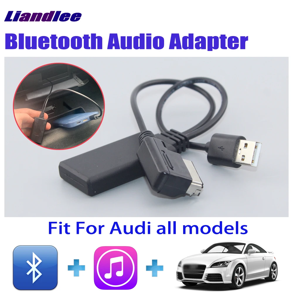 Car Bluetooth Kit For Audi A1/A3/A4/A5/A6/A7/A8 AMI MMI USB BT Music Adapte Digital Wireless Decoder Plug & Play
