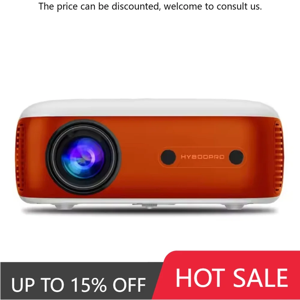 PaihaoHY800 Pro 1080P HD Video Projector, 350 Ansi Lumens LED Mini Gaming Meeting Proyector With Auto Focus Keystone BT Speaker