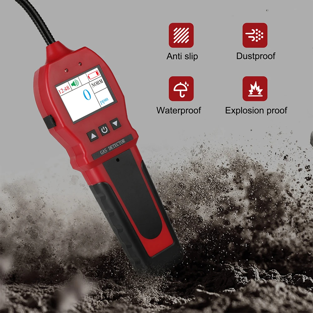 Portable Handheld Oxygen Concentration Monitor Combustible Gas Leak Meter High Sensitivity Oxygen Leak Detector Gas Analyzers