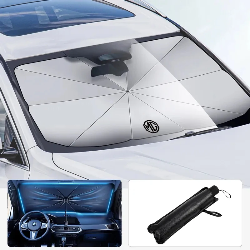 Car Foldable Windshield Block Heat Sun Shade Umbrella For MG MG3 MG4 MG5 MG6 MG7 SW ZR EHS EZS GS HS ZS EV GT 2024 Accessories
