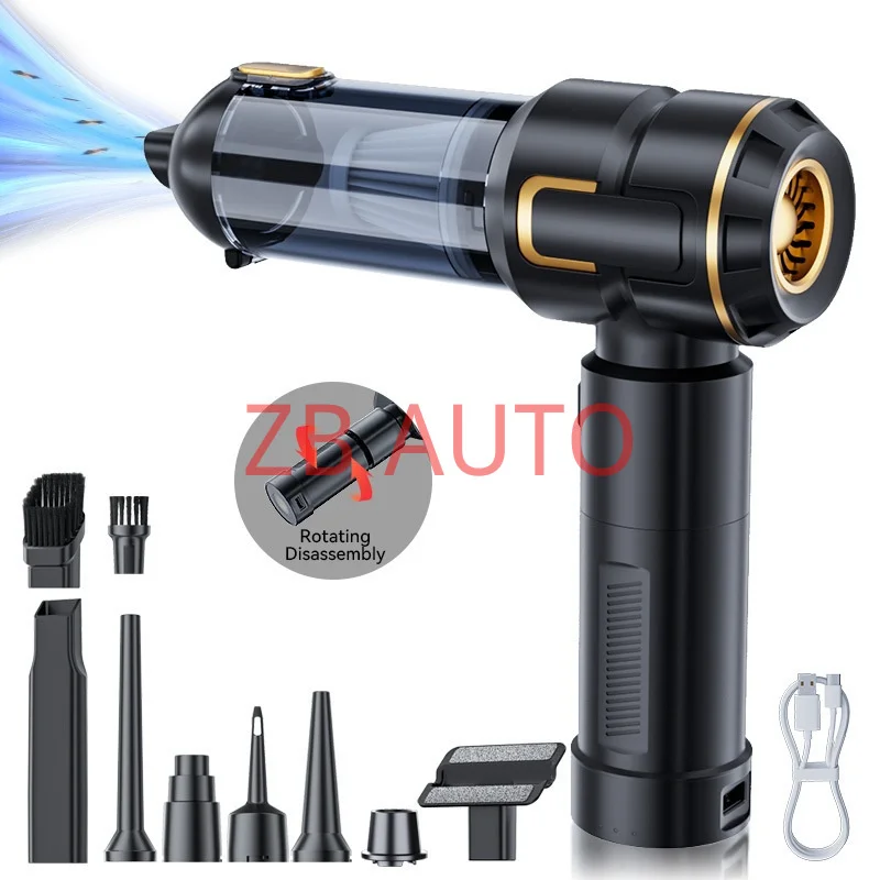 vacuum cleaner household small car wireless high-power suction and blowing integrated digital display handheld vacuum cleaner