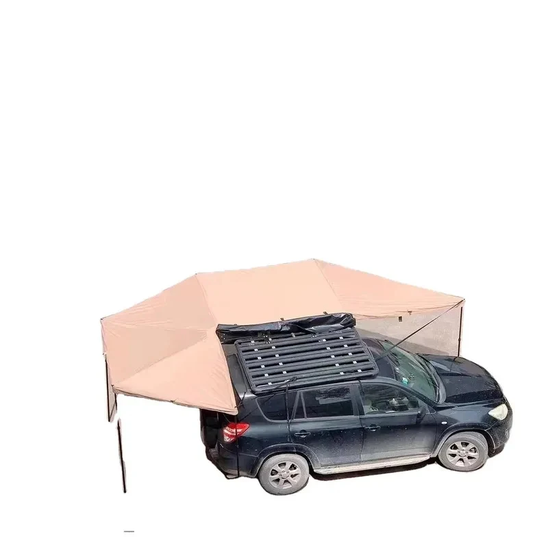 270 Degree Standing Car Awning Sunshade with LED Light 4x4 SUV Camping