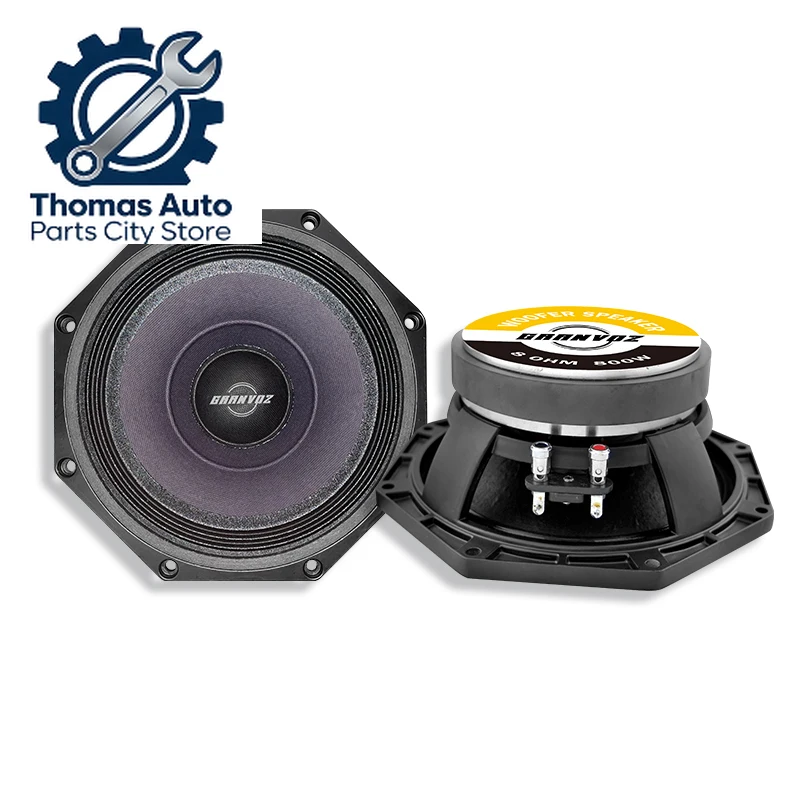 OEM PA-8PE21 8'' 300W Metal Subwoofer Professional Car Audio Speaker Aluminum Alloy Diaphragm Portable Surround Sound Ready |ATV