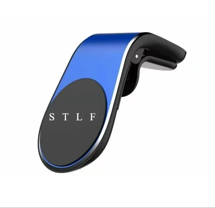 Mini Air Vent Clip Mount Magnet Mobile Stand Flexible Metal Magnetic Car Phone Holder for iPhone XS Max and Smartphones in Car