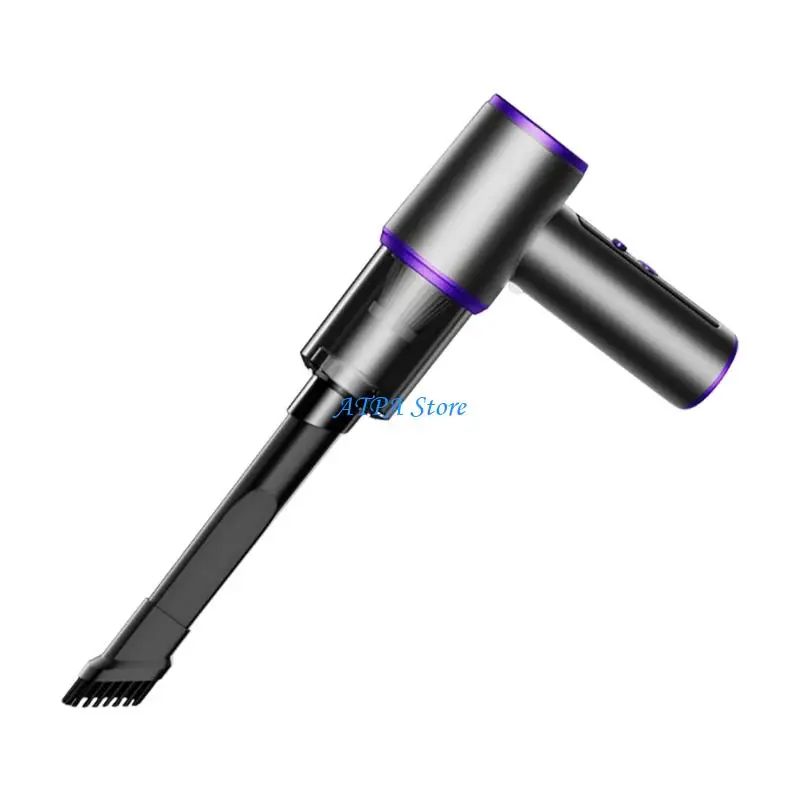 U13C Multiple Function Car Vacuum Cleaner Blower Cordless HEPA Filter 6 Accessories Portable LED Light Designs for Inflating Use