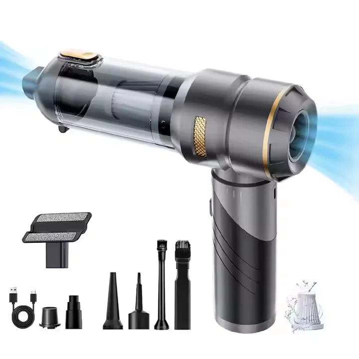 Dual-Purpose Portable Inflatable Car Vacuum Cleaner Large Suction Hand-Held Blow Dust Collector