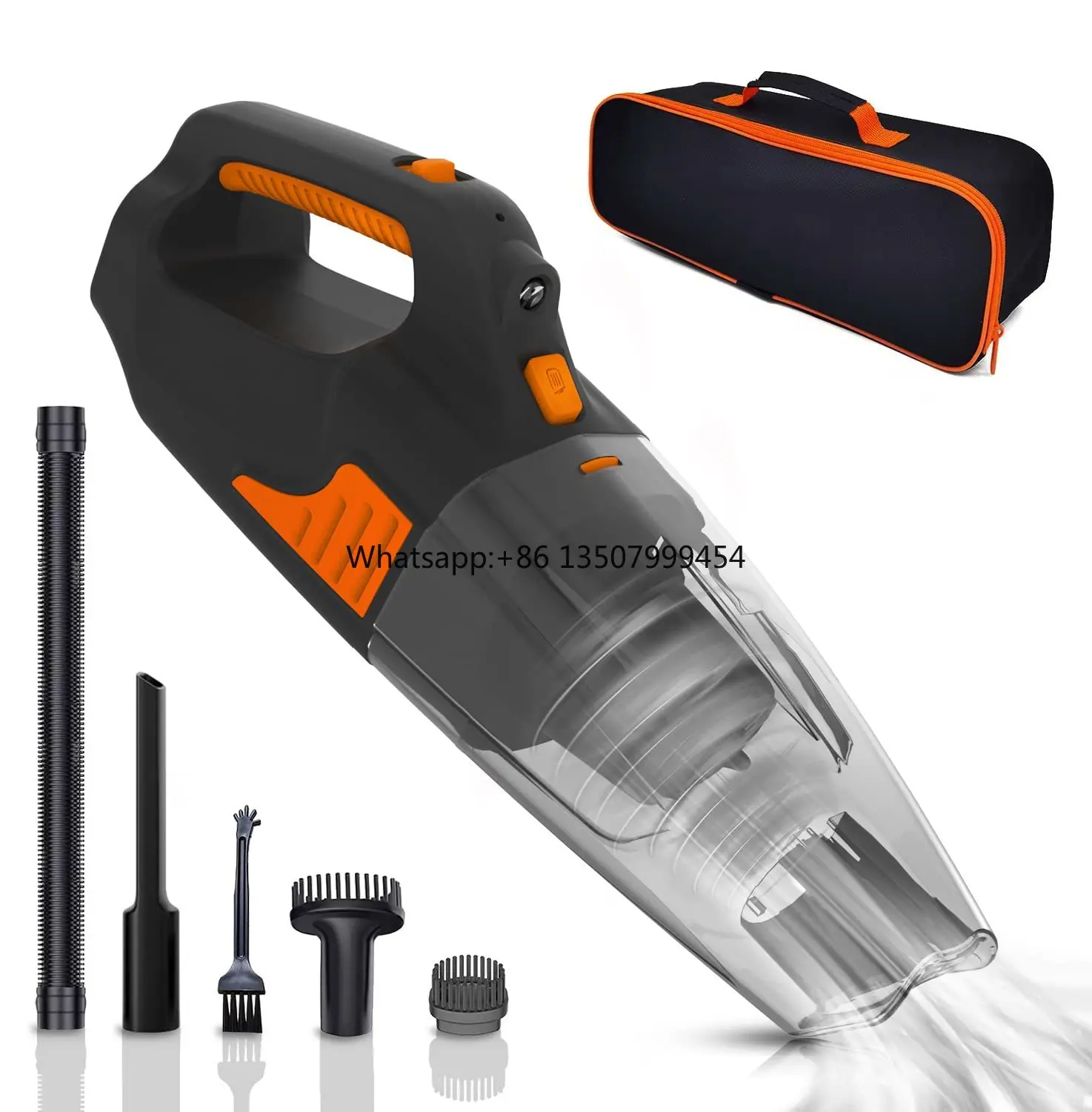 Portable Handheld Dust Buster, 15000Pa Strong Suction Car Vacuum Cleaner