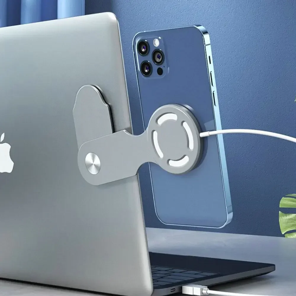 Nobeook Phone Magnetic Holder For Magsafe Phone Charger Computer Laptop Monitor Notebook Holder Support Telephone Pc Mount Kit