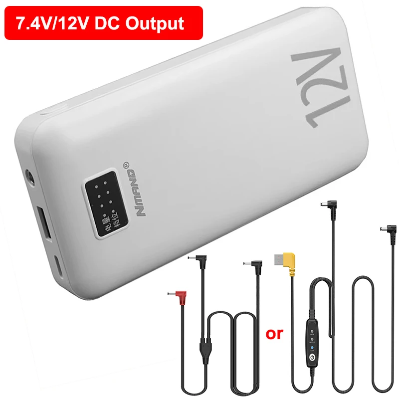 12V DC Power Bank 18000mAh for Heated Vest Jacket Powerbank for Xiaomi Mi iPhone Air Conditioning Clothing External Battery Pack