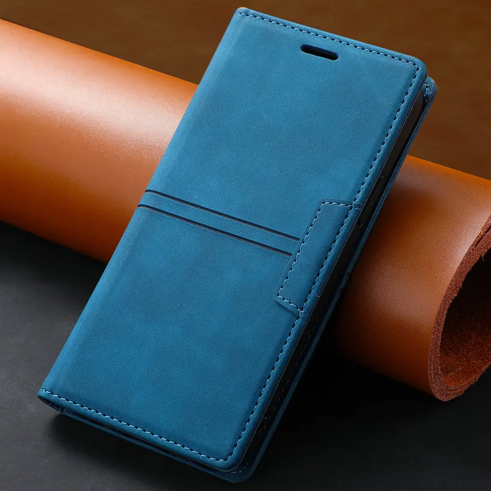 Magnetic Leather Wallet Case For Samsung Galaxy S26 S25 S24 S23 S22 S21 Note 20 Ultra S25 FE S26 S10 S9 S8 S 24 23 22 Plus Cover