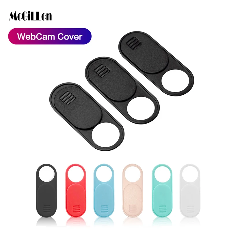 WebCam Cover Shutter Magnet Slider Universal Antispy Camera Cover for Web Laptop iPad PC MacBook Tablet Lens Privacy Sticker